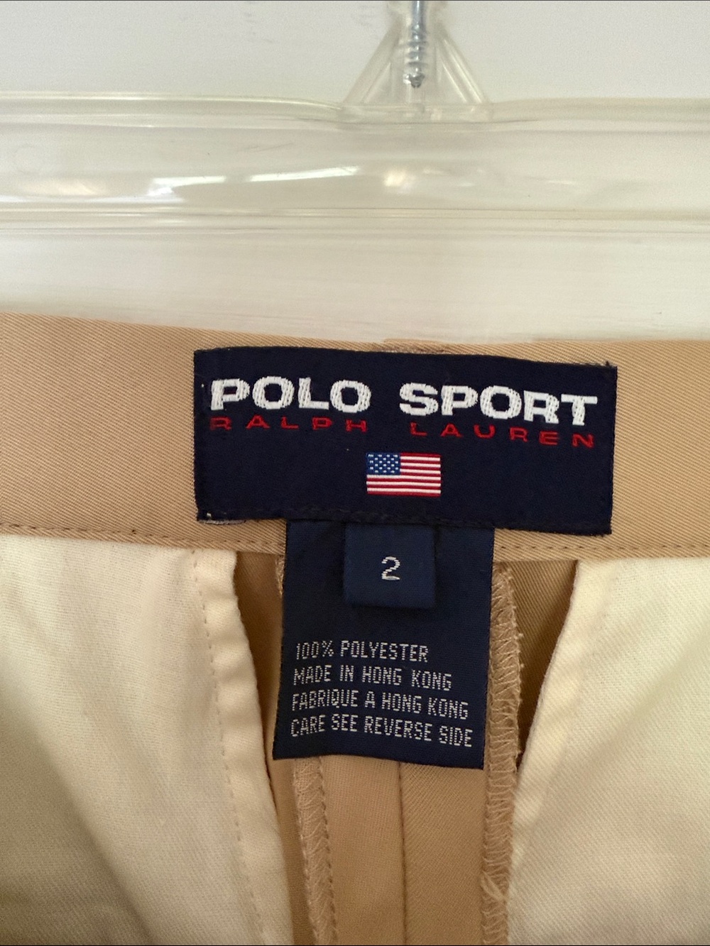 Ralph Lauren Sport Tan Pleated Women’s Pants - Size 2
